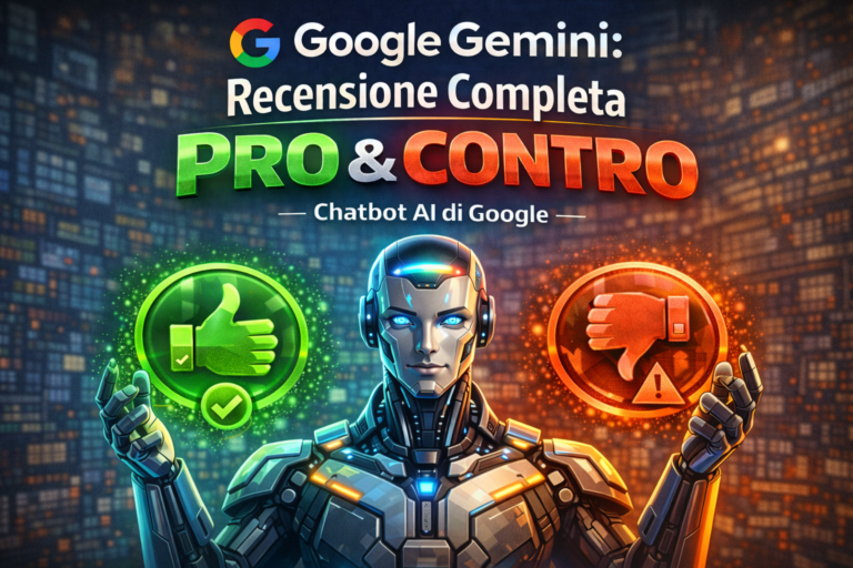 Google Gemini – Recensione Completa, Scheda Tecnica, Pro e Contro